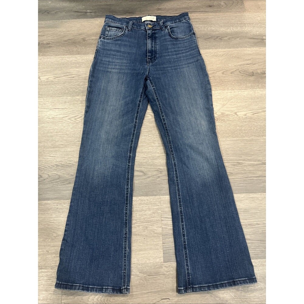C/E Current Elliott Women's Blue Stretch Denim Bootcut Jeans Size 26